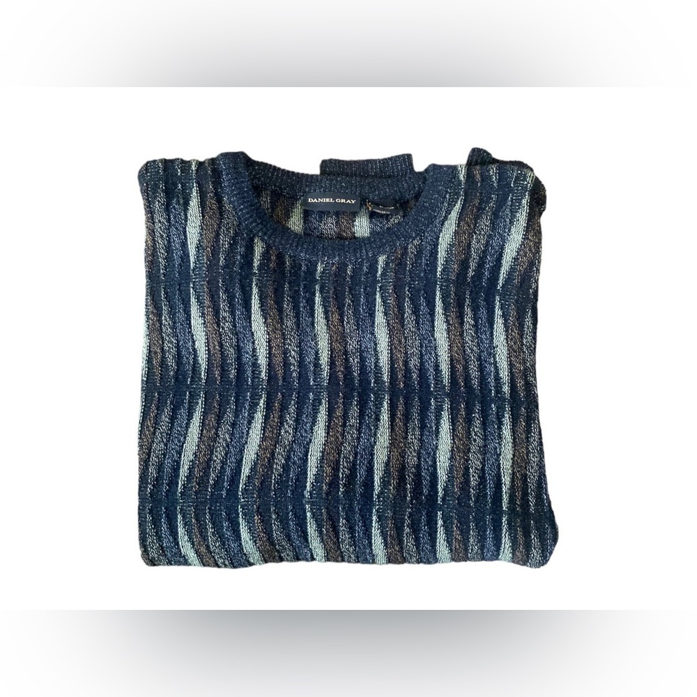 Daniel Gray Crew Neck Sweater Sz Large